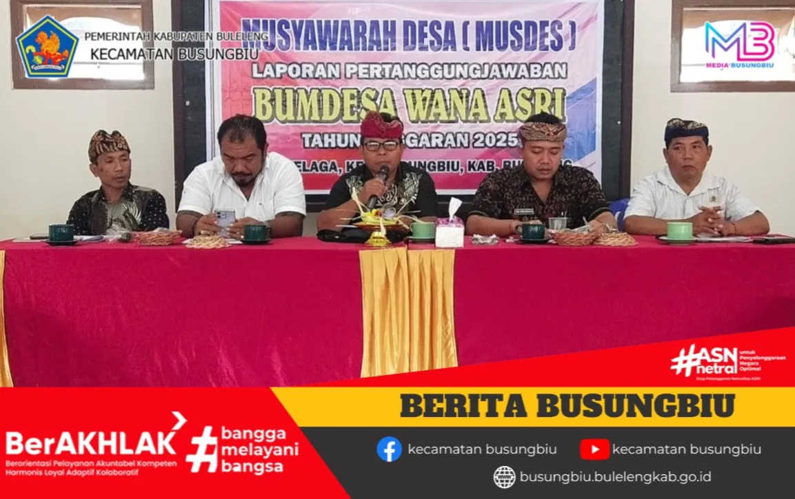 Musdes Desa Telaga Sukses Gelar Laporan Pertanggungjawaban BUMDesa Wana Asri 2025