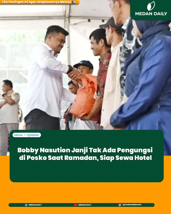 Gubernur Sumut Targetkan Pengungsi Tak Tinggal di Posko Saat Ramadan