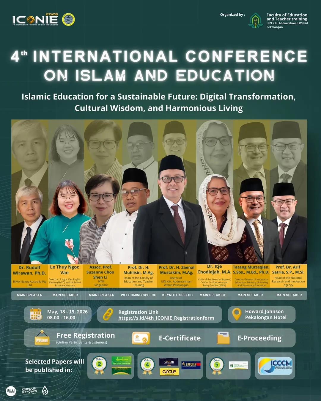 ICONIE 2026: Mengintegrasikan Islam dan Pendidikan untuk Masa Depan