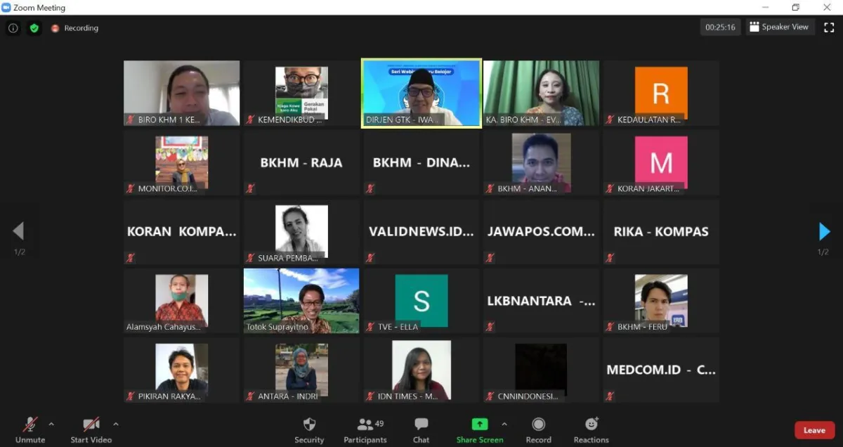 Kemendikbud Permanenkan Platform Pembelajaran Jarak Jauh untuk Mendukung Pendidikan