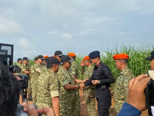 Danyon B Pelopor Brimob Lampung Dukung Latihan Matra Udara TNI AU 2026