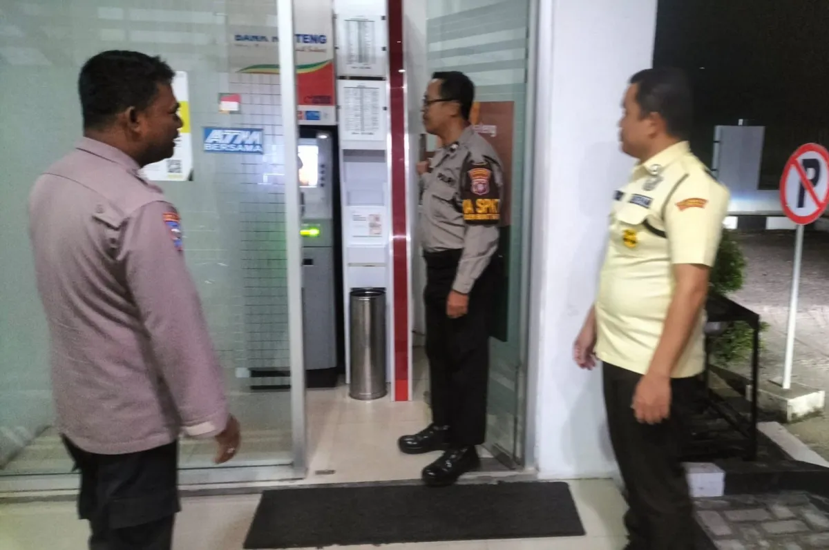Polsek Bukit Batu Sosialisasikan Layanan Darurat 110 kepada Satpam Perbankan