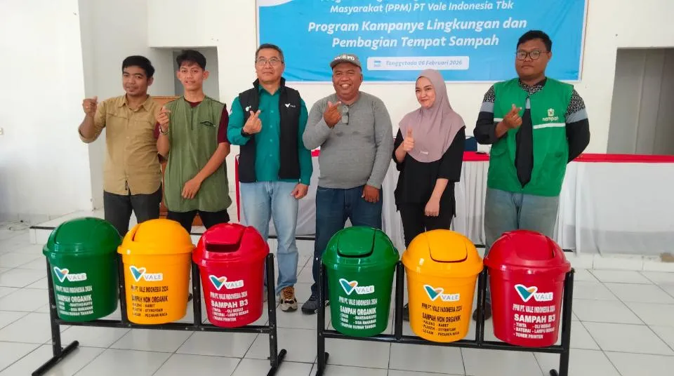 PT Vale IGP Pomalaa Edukasi Warga Tanggetada Kelola Sampah Menjadi Ekonomi