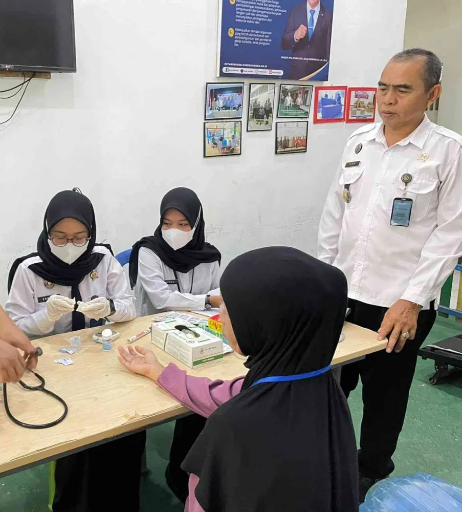 Rutan Barabai Adakan Pemeriksaan Kesehatan Gratis untuk Keluarga Warga Binaan