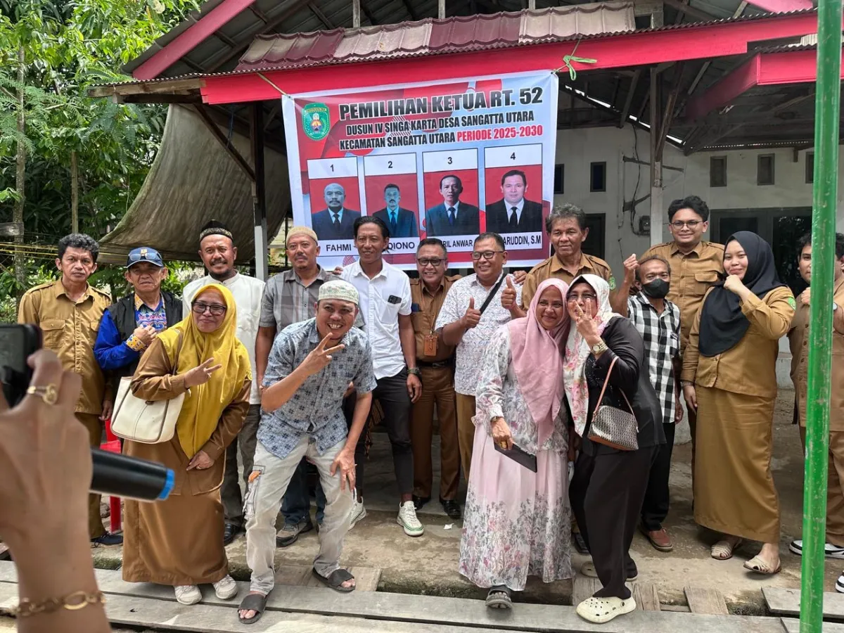Pemilihan Ketua RT 52 di Sangatta Utara: Warga Menentukan Pemimpin Baru