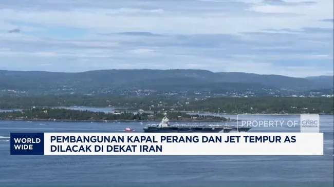 Kapal Induk AS Terpantau Dekat Iran Amid Tensi Militer