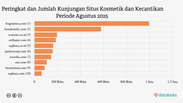 Analisis Kunjungan dan Kinerja Situs Kosmetik Agustus 2025