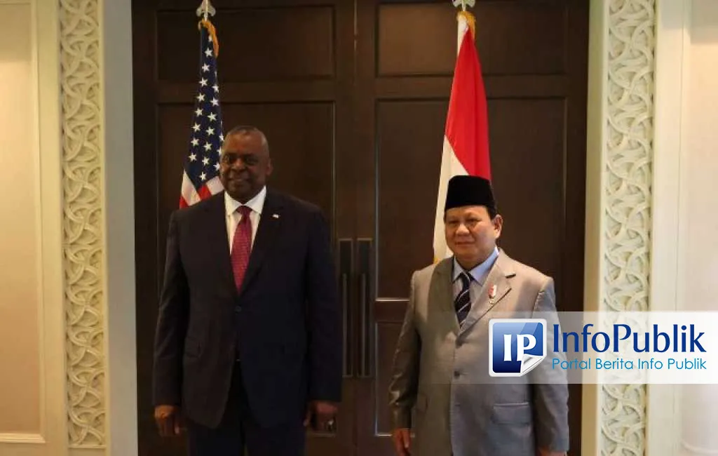 Menhan Prabowo dan AS Bahas Kerja Sama Pertahanan di Singapura