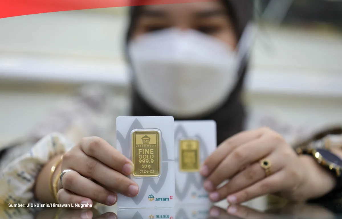 Harga Buyback Emas Antam Stabil di Tengah Kenaikan Mingguan
