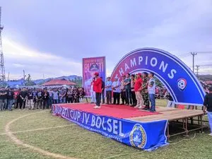 Final Bupati Cup IV Bolsel Berlangsung Aman, Putra Nusantara Juara