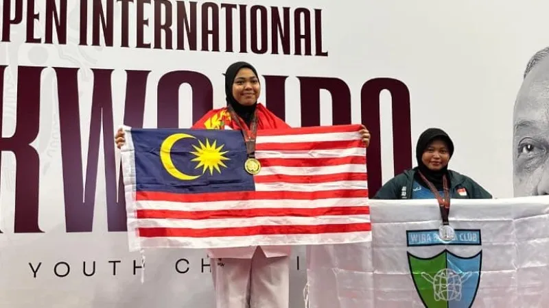 Siswa MAN 10 Jakarta Barat Raih Medali Perak di Kejuaraan Taekwondo Internasional