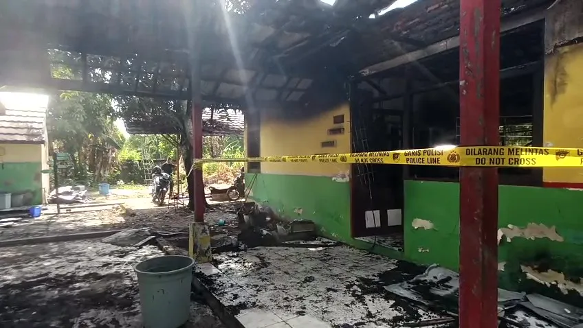Kebakaran Melanda SD Negeri 2 Kemuning, Proses Belajar Beralih ke Daring