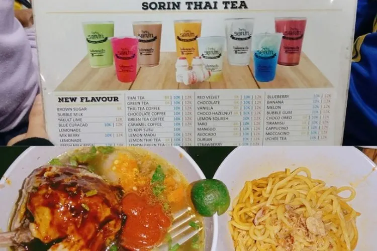 Menikmati Bakso Tulang Iga dan Mie Mercon di Sorin Thai Tea Soreang