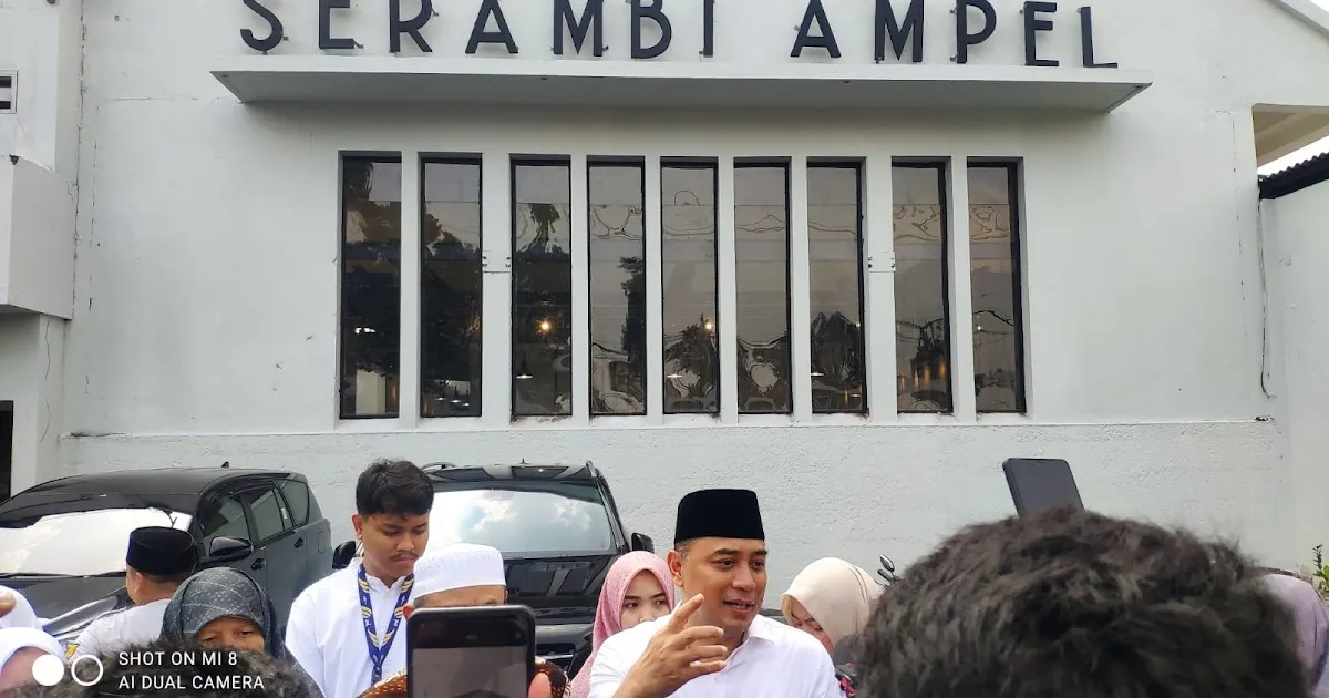 Wali Kota Surabaya Resmikan Serambi Ampel sebagai Sentra Kuliner di Kawasan Wisata Religi