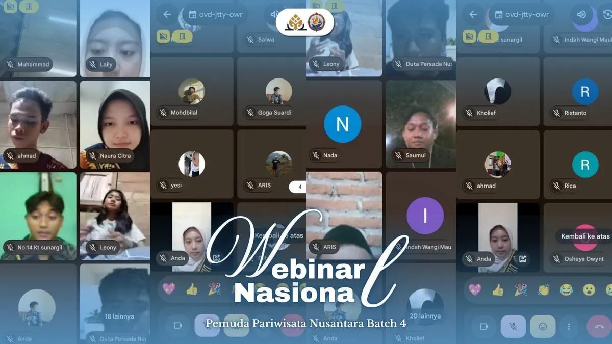 Webinar Nasional Pemuda Pariwisata: Pelestarian Wisata Sejarah untuk Masa Depan