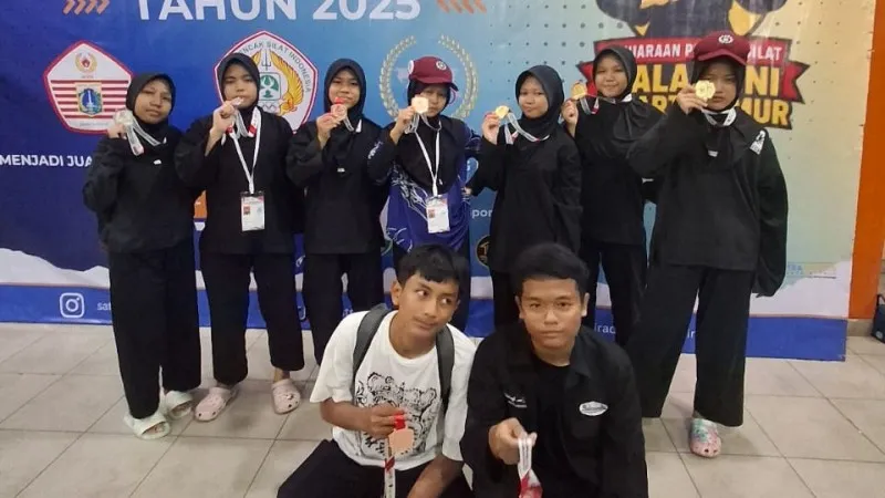 MAN 22 Jakarta Sabet Empat Medali di Kejuaraan Pencak Silat KONI Jakarta Timur III