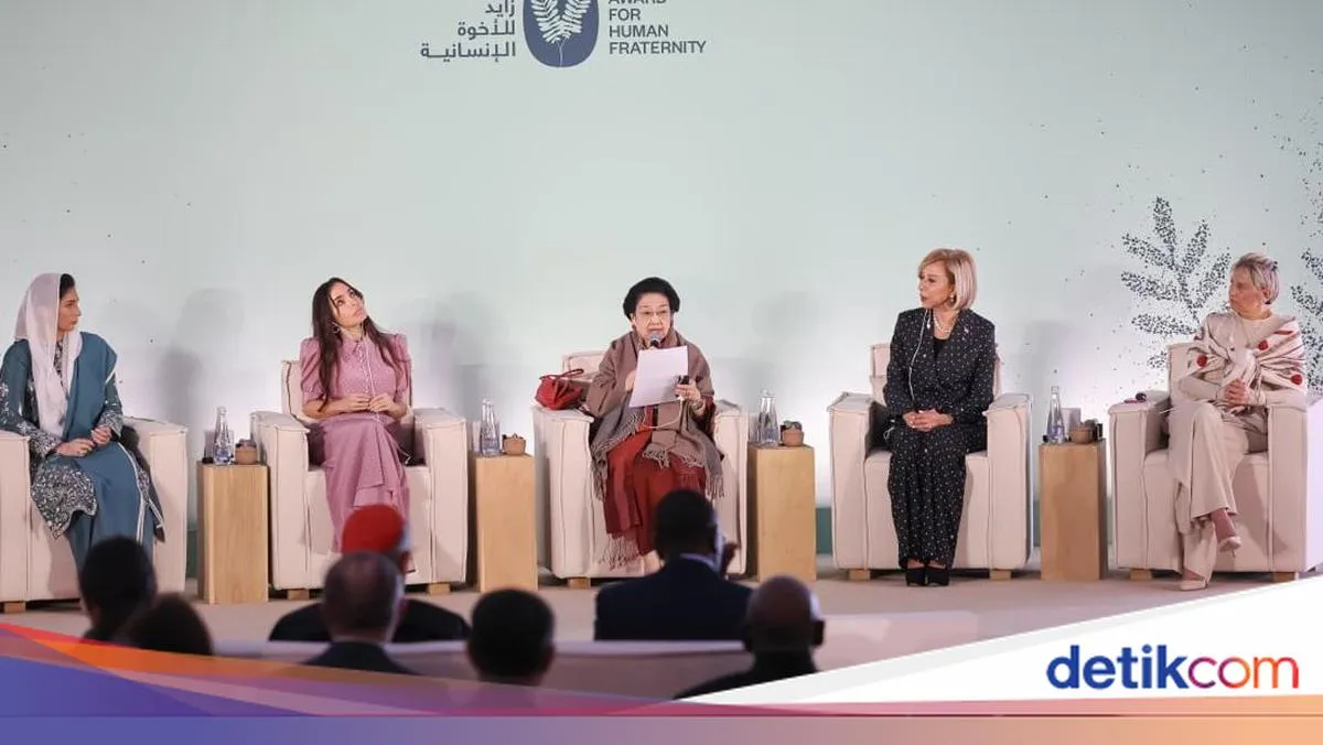 Megawati Sampaikan Pesan Perdamaian dan Lingkungan di Zayed Award