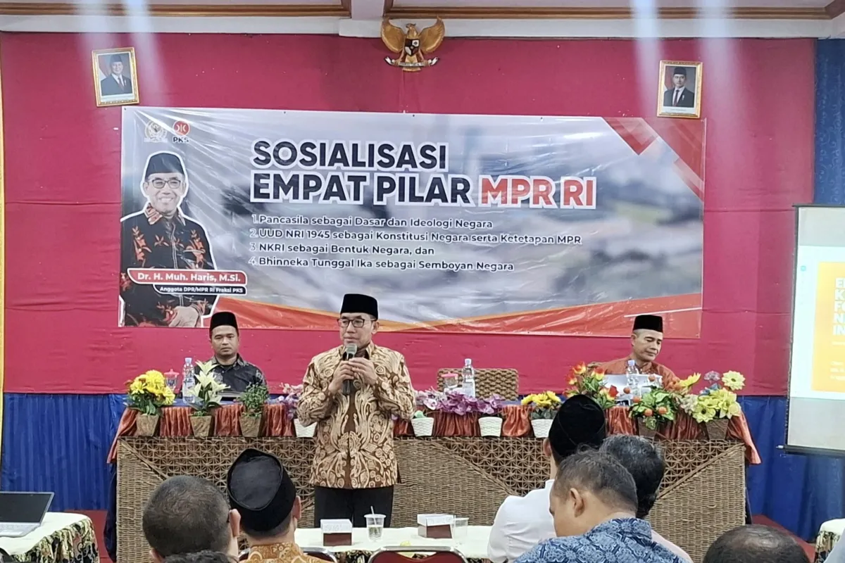 Muh Haris Ajak Kader PKS Implementasikan Empat Pilar MPR RI