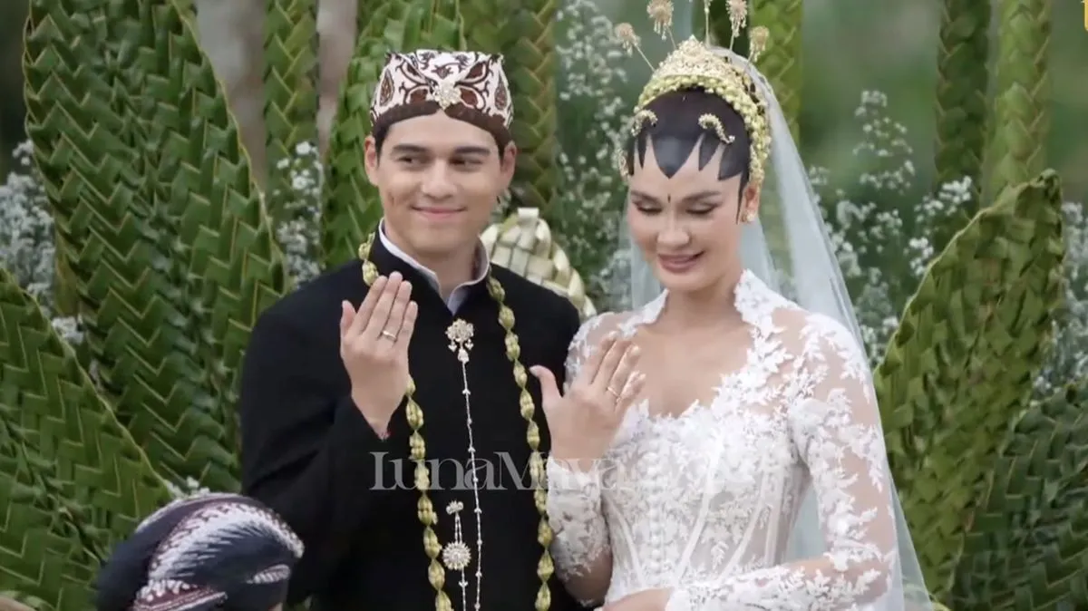 Luna Maya Resmi Menikah dengan Maxime Bouttier di Bali