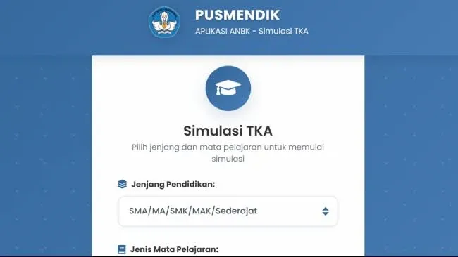 Simulasi dan Jadwal Ujian TKA 2025 untuk Siswa SMA/SMK