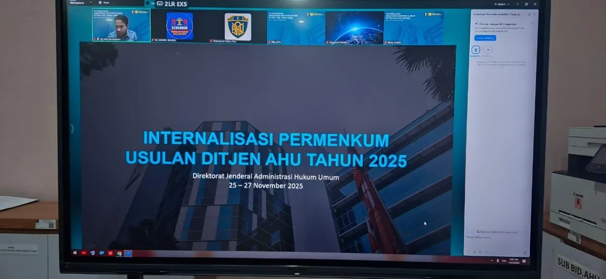 Kemenkum Sumsel Tingkatkan Pemahaman Regulasi Baru Melalui Sosialisasi Permenkum 2025