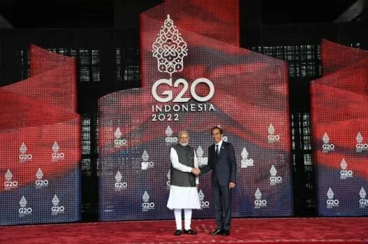 Presiden Jokowi Sambut Delegasi KTT G20 di Bali