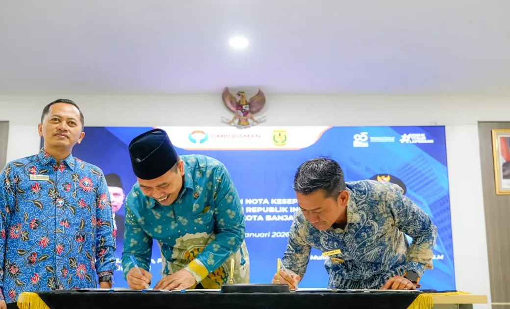 Kepala Daerah Kalsel Tandatangani MoU dengan Ombudsman RI untuk Tingkatkan Layanan Publik