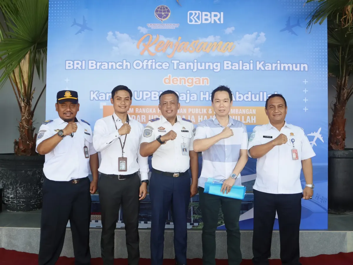 Bandara RHA Karimun Jalin Kerja Sama dengan Bank BRI untuk Tingkatkan Pelayanan Publik