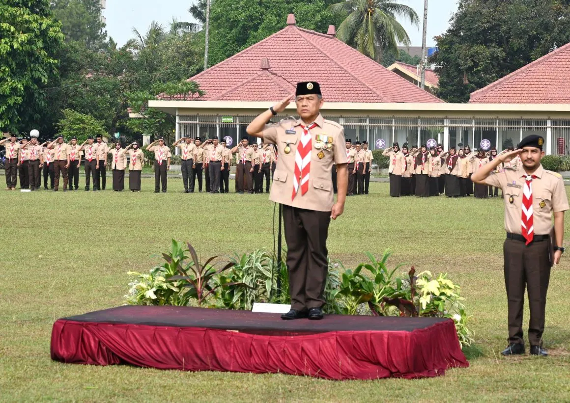 Kwartir Nasional Pramuka Gelar Upacara Peringatan Hari Pahlawan 2024