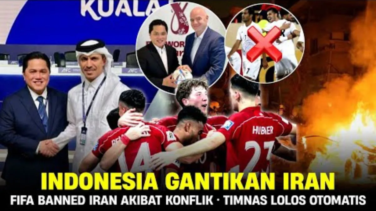 Hoaks: Indonesia Tidak Gantikan Iran di Piala Dunia 2026