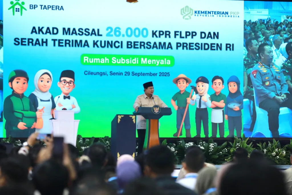 Prabowo Resmikan Akad 26 Ribu KPR FLPP untuk Masyarakat Berpenghasilan Rendah