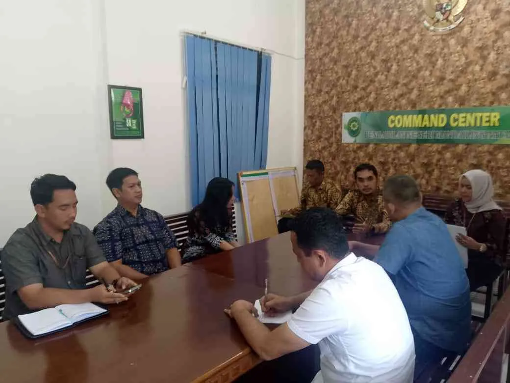 Kantor Pertanahan Mandailing Natal Ikuti Rapat Koordinasi Eksekusi di Pengadilan