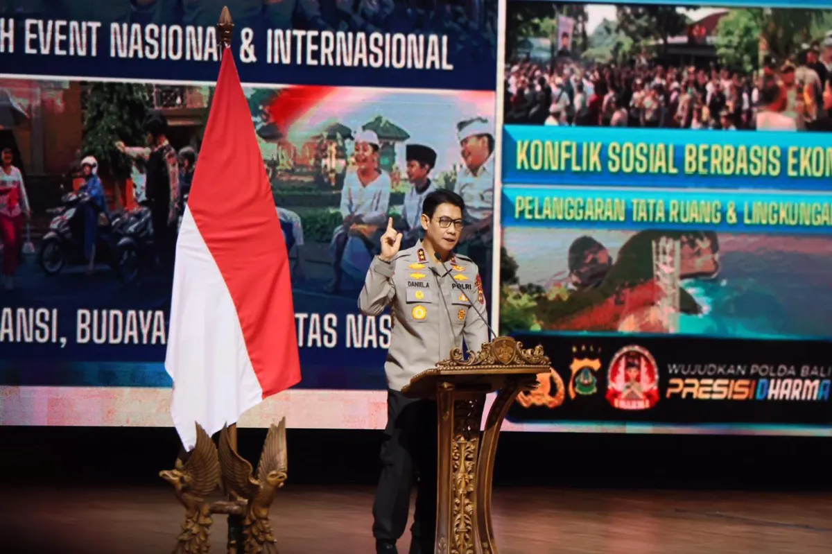 Kapolda Bali Tekankan Peran Polri dalam Pembangunan Nasional di Rapim Kodam IX/Udayana