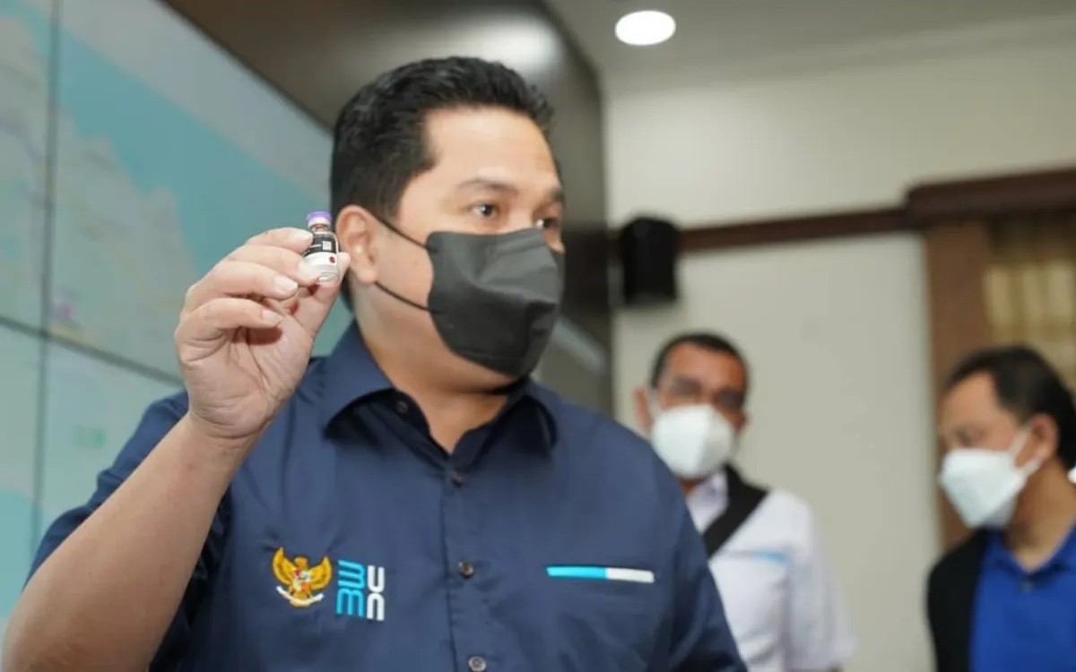 Menteri BUMN Erick Thohir Targetkan Vaksinasi COVID-19 untuk 5 Ribu Lansia Setiap Hari