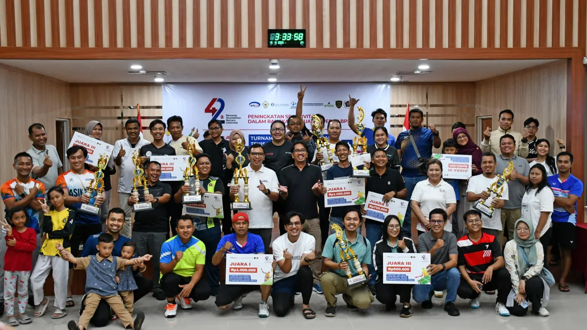 BPKP Gelar Turnamen Olahraga untuk Perkuat Sinergi Antar Instansi dan Pers di Kalimantan Tengah