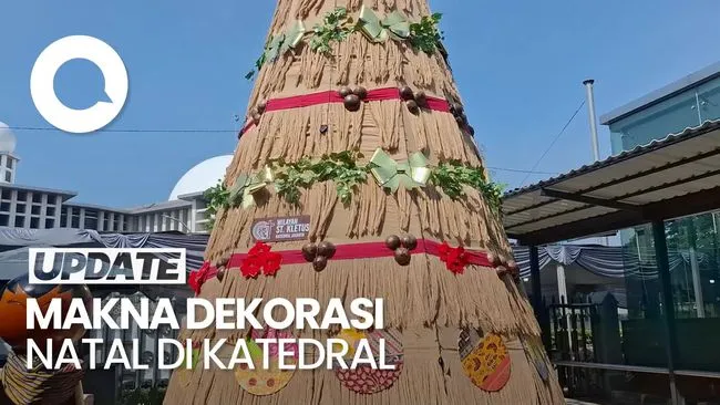 Dekorasi Daur Ulang Warnai Misa Natal di Gereja Katedral Jakarta