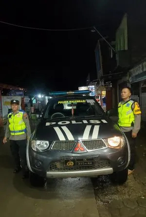 Polsek Nalumsari Intensifkan Patroli Malam untuk Keamanan Masyarakat