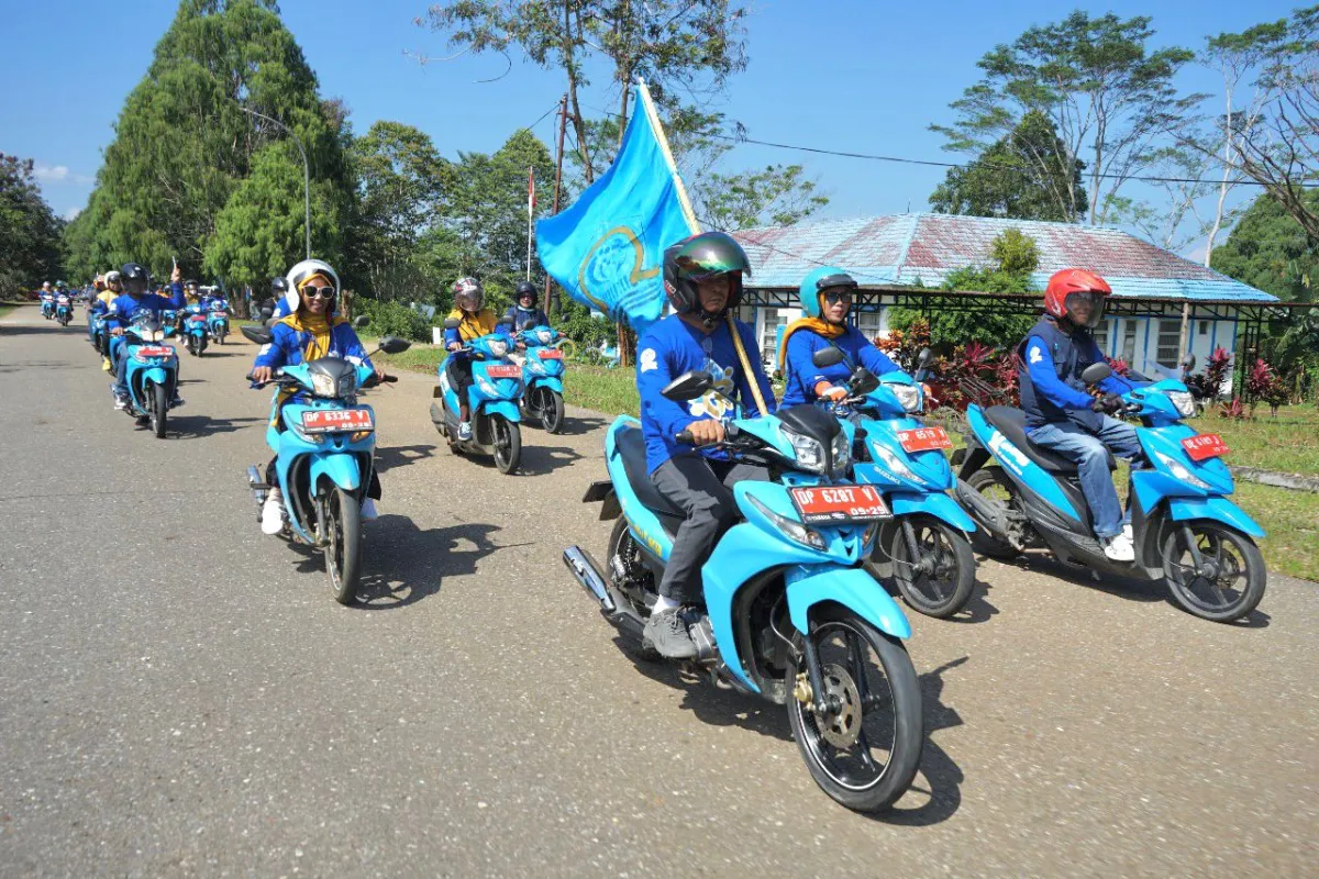 Pawai Motor Meriahkan HUT ke-18 IPeKB, Soroti Peran Penyuluh Keluarga Berencana