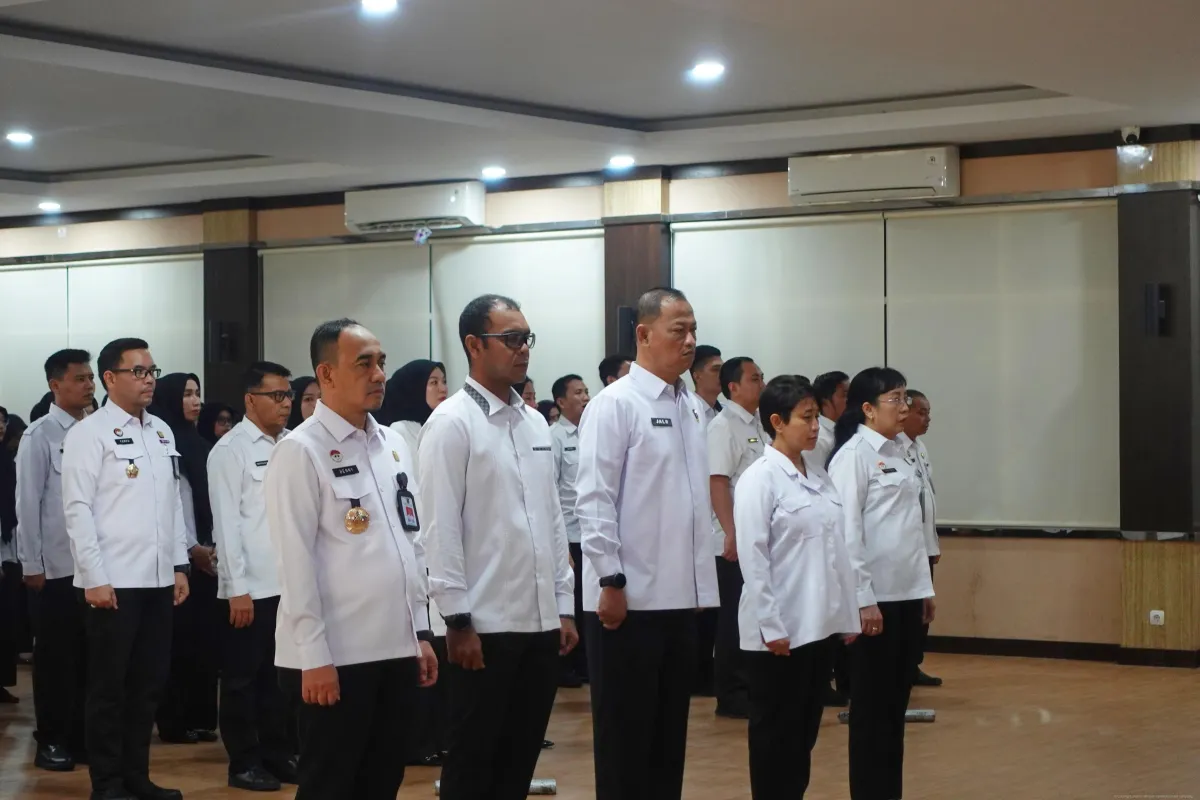ASN Kemenkum Lampung Ikuti Apel Bersama untuk Perkuat Netralitas