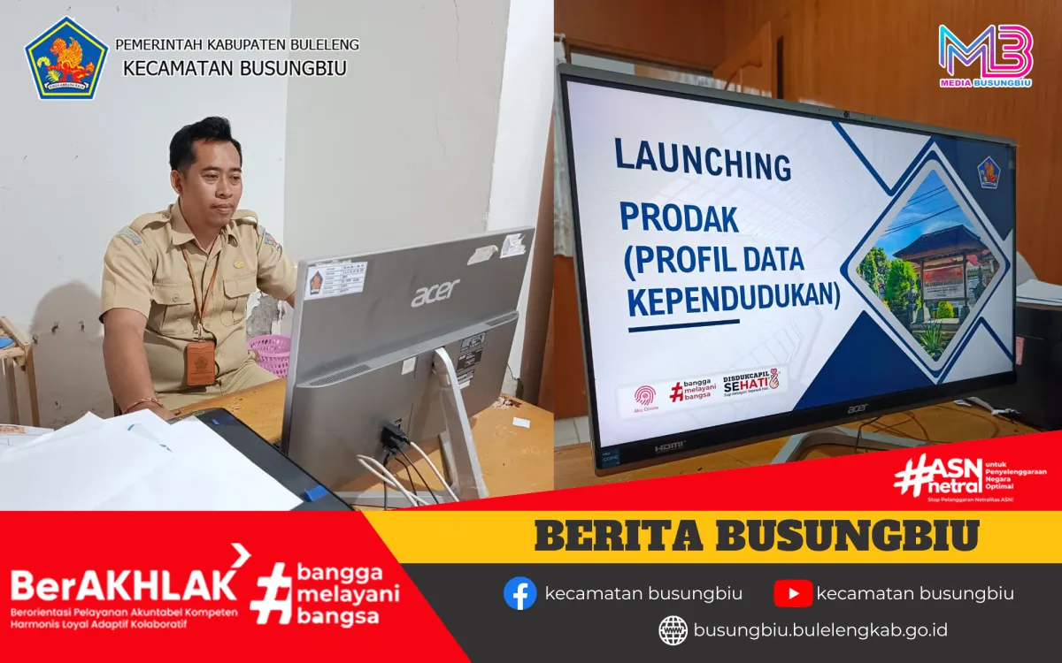 Dinas Dukcapil Buleleng Luncurkan Inovasi PRODAK untuk Akses Data Kependudukan