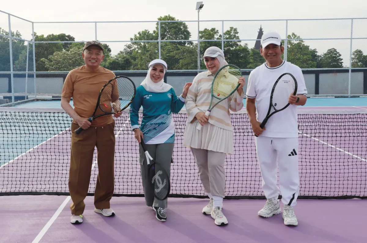 Gubernur Kalsel Resmikan Lapangan Tenis Binda untuk Tingkatkan Kebersamaan dan Kesehatan