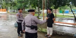 Patroli Polda Gorontalo Pastikan Keamanan Lembaga Negara di Gorontalo Utara