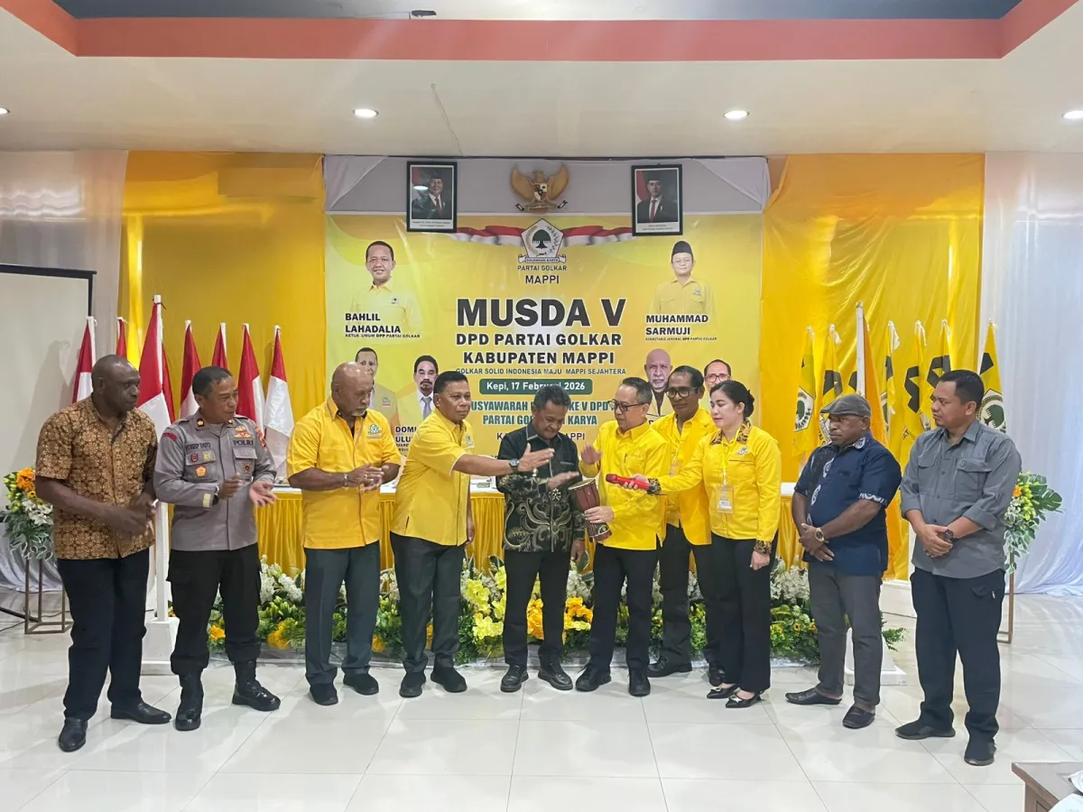 Musda Ke-V Partai Golkar Kabupaten Mappi Resmi Dibuka