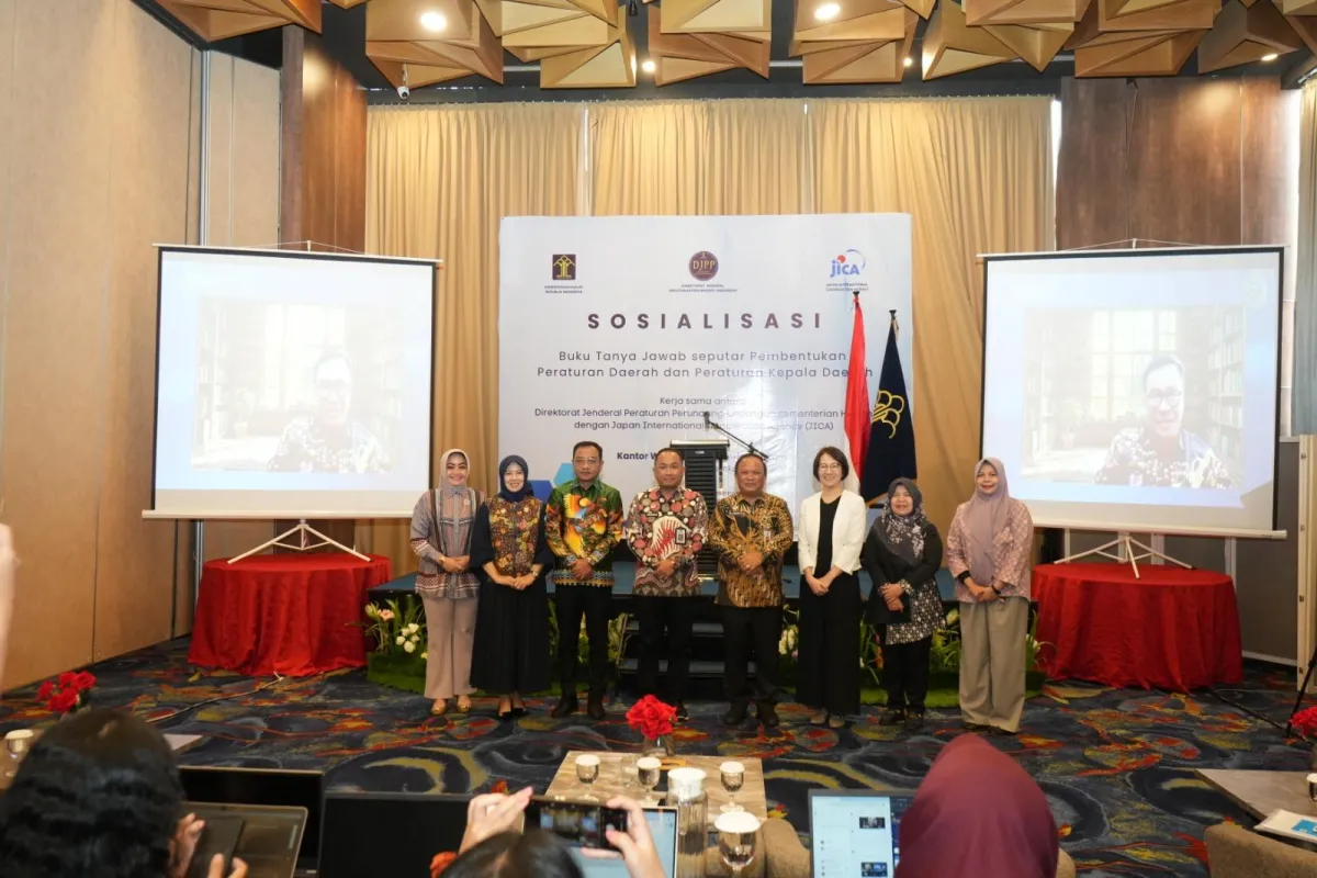 Kemenkum Sumsel dan JICA Gelar Sosialisasi Peningkatan Kualitas Peraturan Daerah