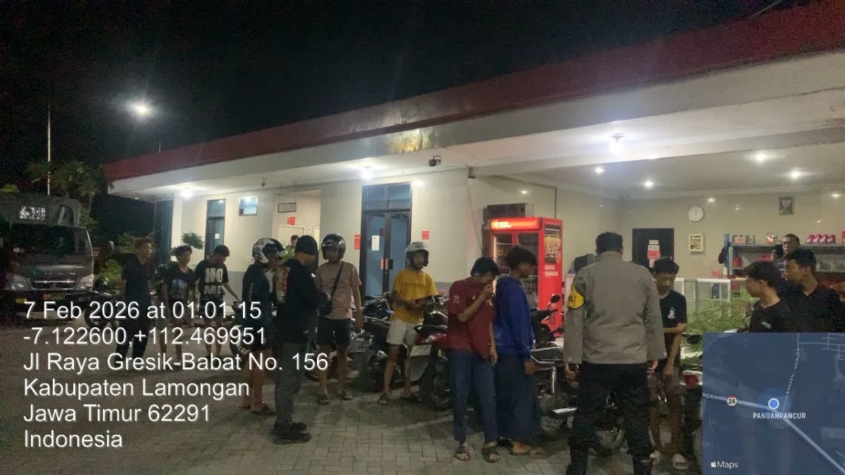 Kapolsek Deket Bubarkan Balap Liar, 12 Motor Diamankan