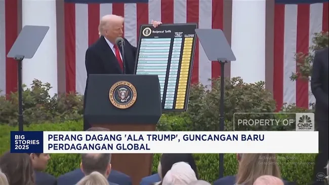 Kebijakan Tarif Agresif Trump Guncang Perdagangan Global