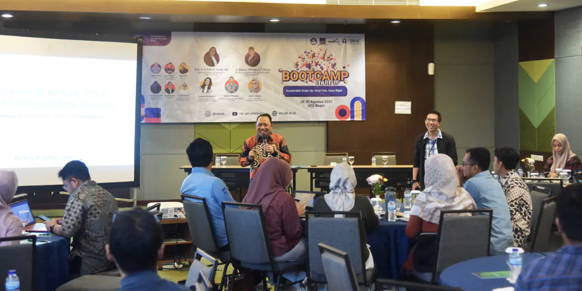 CEO Startup IPB University Ikuti Bootcamp Pertumbuhan Berkelanjutan