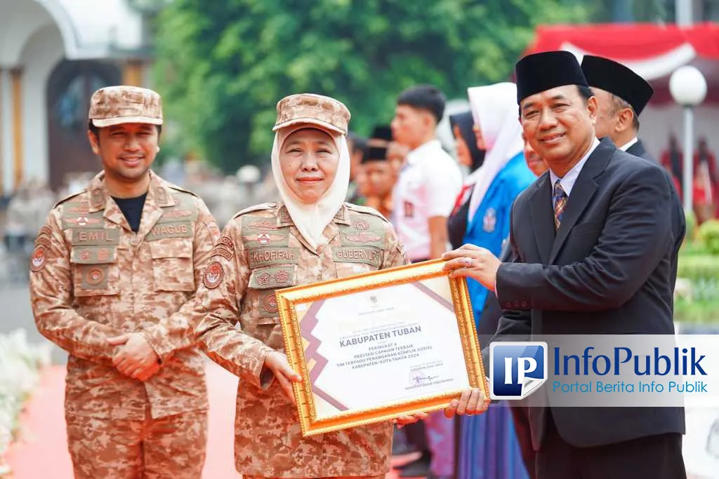 Tuban Raih Peringkat Keempat Penanganan Konflik Sosial Terbaik di Jatim
