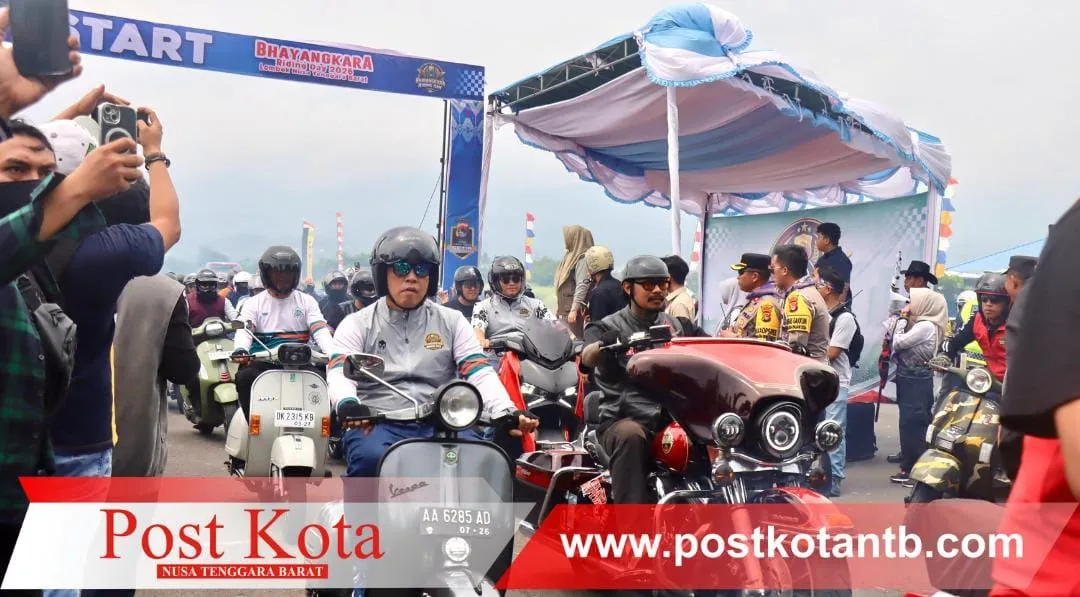 Kapolresta Mataram Dukung Bhayangkara Riding Day dan Festival Bau Nyale