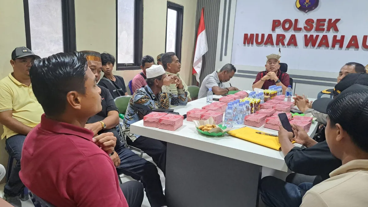 Polsek Muara Wahau Mediasi Sengketa Lahan, Pihak Bersepakat Selesaikan Secara Kekeluargaan
